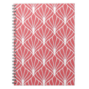 Art Deco, geometric seamless pattern. Notebook