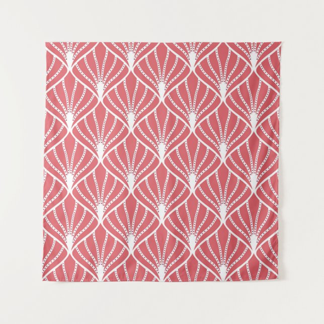 Art Deco, geometric seamless pattern. Tapestry (Front)