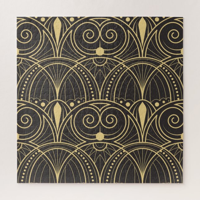 Art Deco Geometric Tiles Luxury. Jigsaw Puzzle (Vertical)
