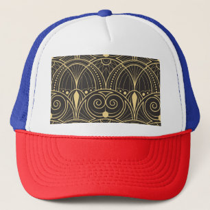 Art Deco Geometric Tiles Luxury. Trucker Hat