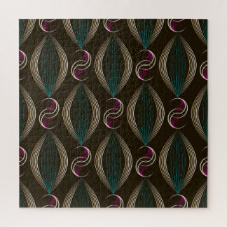 Art deco: geometric vintage pattern. jigsaw puzzle