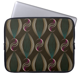 Art deco: geometric vintage pattern. laptop sleeve