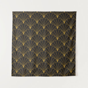 Art Deco geometric, vintage seamless pattern. Tapestry