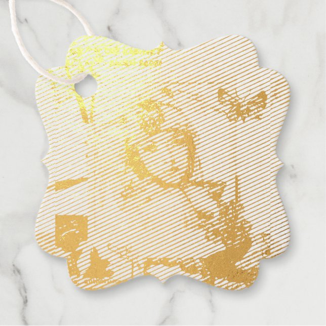 Art deco gift tag (Front)