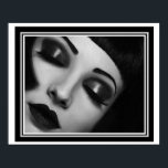 Art Deco "Glamour Girl" Poster 16 x 20<br><div class="desc">Beautiful Art Deco themed  "Glamour Girl"  Poster   16 x 20- Joco Studio    www.jocostudio.com</div>