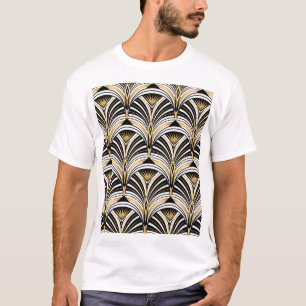 Art Deco Gold Black Elegance: Roaring Twenties T-Shirt
