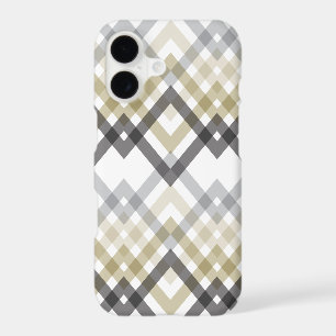 Art Deco Gold Grey Stylish Zig Zag Chevron Pattern