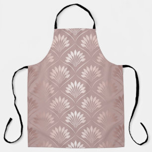 Art Deco: Gold Lattice Elegance. Apron
