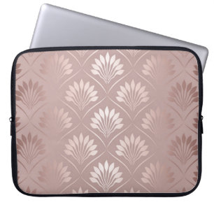 Art Deco: Gold Lattice Elegance. Laptop Sleeve