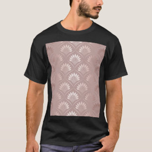 Art Deco: Gold Lattice Elegance. T-Shirt