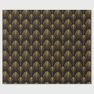 Art Deco Gold Pattern — Elegant Vintage Geometric  Wrapping Paper
