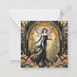 Art Deco Gothic Fairy Card