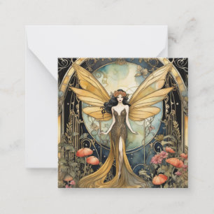 Art Deco Gothic Fairy Card