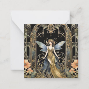 Art Deco Gothic Fairy Card