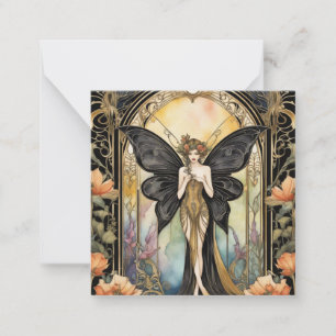Art Deco Gothic Fairy Card