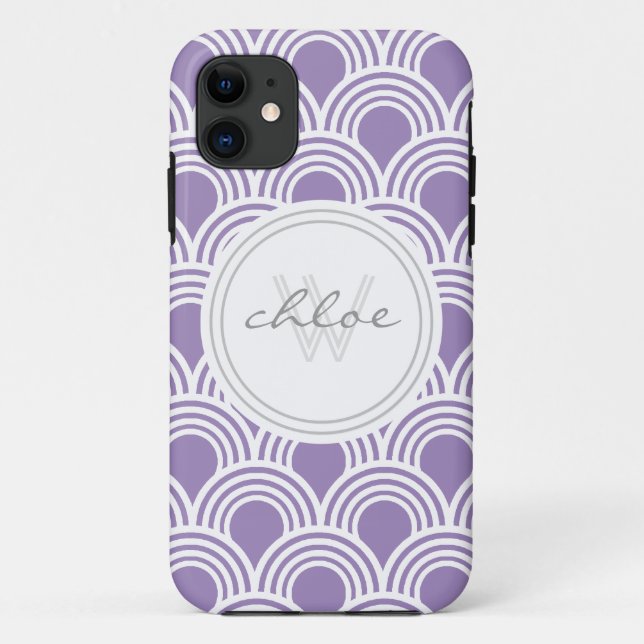 Art Deco Great Gatsby Style Shell Personalised Case-Mate iPhone Case (Back)