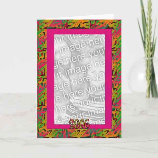 Art deco Greetings 2 Holiday Card (Front)