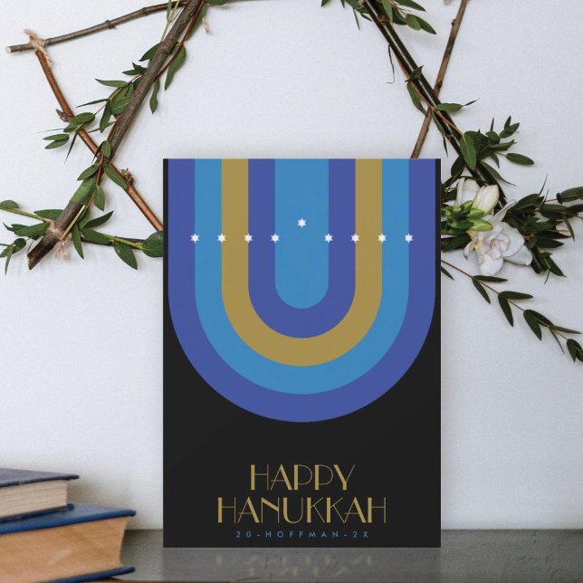 ART DECO HANUKKAH HOLIDAY CARD (Creator Uploaded)