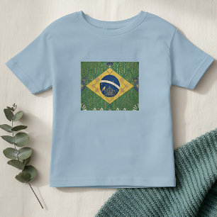 Art Deco Heritage Flag Brazil 1920s Style Toddler T-Shirt
