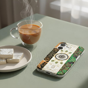 Art Deco Heritage Flag India iPhone Case