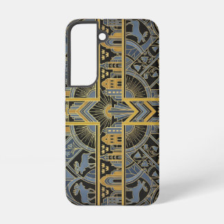 Art Deco Heritage Flag | Sweden | 1920s Design Samsung Galaxy Case