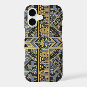 Art Deco Heritage Flag Sweden iPhone Case