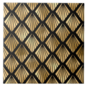 art deco home decor ceramic tile