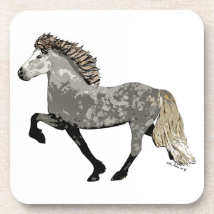 Art Deco Icelandic Coaster