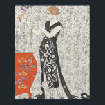 Art Deco image of a young lady burning a letter Poster<br><div class="desc">This intriguing image of a young woman burning a letter has all the charm and mystery of Agatha Christie's stories set in the 1920s. 

The image is courtesy of McGill Library via Unsplash.</div>