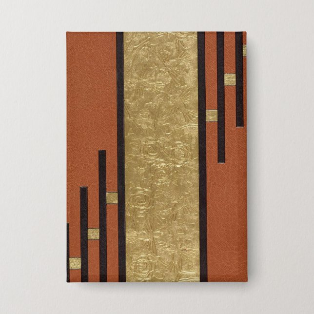 Art Deco In Gold And Tan (Front)