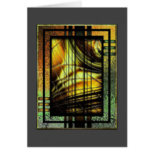 Art Deco In Green And Gold