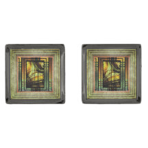 Art Deco In Green And Gold 