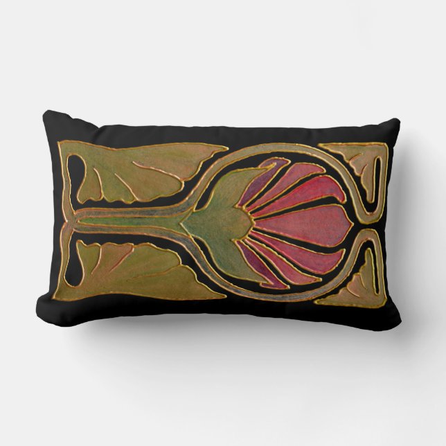 Art Deco Inspirations I Lumbar Pillow (Front)