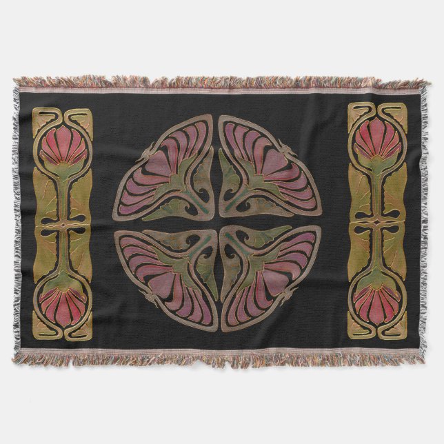 Art Deco Inspirations I Throw Blanket (Front)