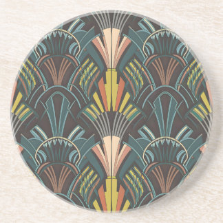 Art Deco-inspired coasters