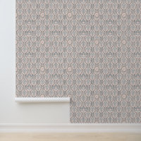 Art Deco Inspired Floral Geometric Pattern