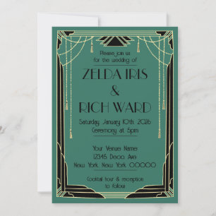 Art Deco Invite