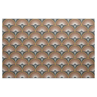 Art Deco Jazz Age Sunset Jukebox Fabric