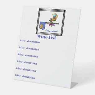 Art Deco Kitchen Bistro Personalised Pedestal Sign