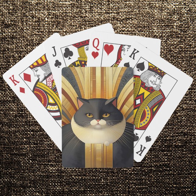 Art Deco Kitty Playing Cards (Creator Uploaded)