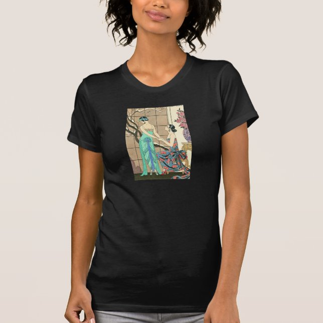 Art Deco Ladies By the Window T-Shirt (Front)