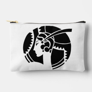 Art Deco Lady Accessory Pouch