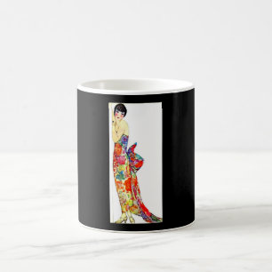 Art Deco Lady in formal Gown Coffee Mug