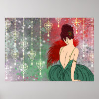 Art Deco Lady with Jewels - BIANCA: Christmas Past