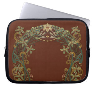 art deco laptop sleeve