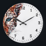 Art Deco Large Clock<br><div class="desc">Great clock design. You will love it like others. Be free to use this design for other product you like or to customise and add your text. Follow me for more. Thank you. Have a nice day.</div>