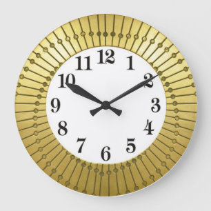 Art deco large clock