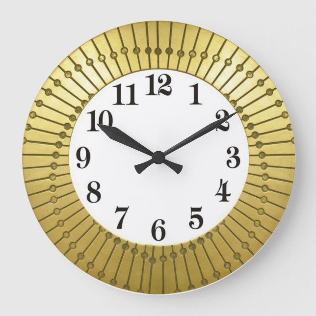 Art deco large clock (Front)