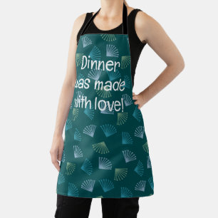 Art Deco Leaves Apron
