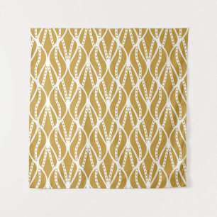 Art Deco leaves, classic seamless pattern. Tapestry